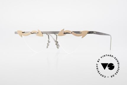 Theo Belgium Tita II Heart Shaped Eyeglasses Titan, Theo Belgium: the most self-willed brand in the world, Made for Women