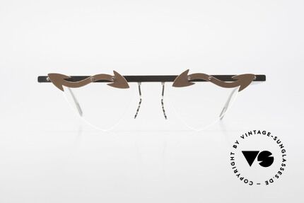 Theo Belgium Tita II Heart Shaped Eyeglasses Titan, founded in 1989 as 'anti mainstream' eyewear / glasses, Made for Women