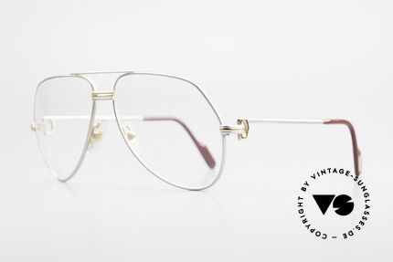 Cartier Vendome LC - M Precious Palladium Finish, this pair (with L.Cartier decor) MEDIUM size 59-14, 135, Made for Men