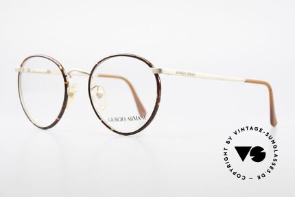Giorgio Armani 145 Vintage 80's Panto Glasses, true 'gentlemen glasses' in tangible premium-quality, Made for Men