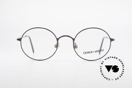Giorgio Armani 243 Round Oval Eyeglasses 90's, discreet round framework (in size 49-20, 135), Made for Men and Women