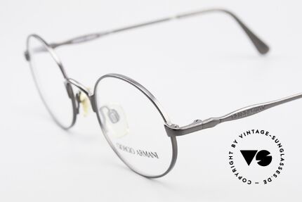 Giorgio Armani 243 Round Oval Eyeglasses 90's, never worn (like all our 1990's designer classics), Made for Men and Women