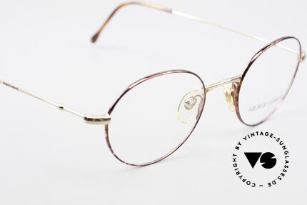 Giorgio Armani 252 Oval Vintage Eyeglasses 90's, NO RETRO EYEWEAR, but a 25 years old Original, Made for Men and Women