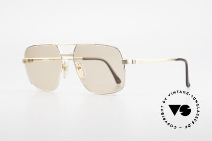 Dunhill 6068 Gold Plated Frame Changeable, hardgold-plated and BARLEY: hundreds of minute facets, Made for Men