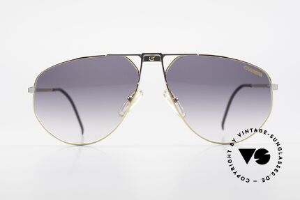 Carrera 5410 90's Vintage Shades For Men, delicate, bicolored metal-frame: gold & silver parts, Made for Men