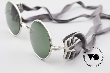 Militärbrille Round Old Army Military Sunglasses, 2nd hand model with new lenses and hard case, Made for Men