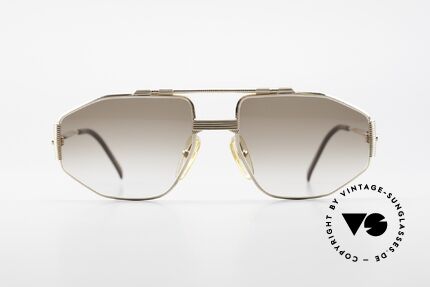 Christian Dior 2516 80's Gold Plated Sunglasses, striking gent's model & masterly made metal frame, Made for Men