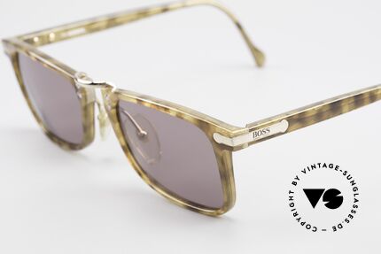 BOSS 5168 Square Vintage Sunglasses, typical 'Optyl shine' - as brilliant as just produced, Made for Men