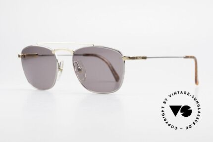 BOSS 5172 True Vintage 90's Sunglasses, bicolored metal frame: gold and silver components, Made for Men