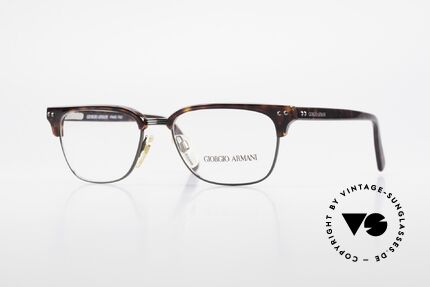 Giorgio Armani 381 Vintage Specs Clubmaster Style, timeless vintage Giorgio ARMANI designer eyeglasses, Made for Men
