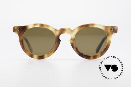 Lesca Panto 4mm Old 1960's Sunglasses France, very massive frame (4mm thick profil); built to last!, Made for Men and Women