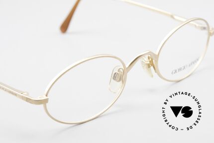Giorgio Armani 122 Oval Vintage Designer Frame, NO RETRO SPECS, but a precious 25 years old original!, Made for Men and Women