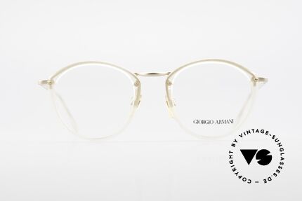 Giorgio Armani 354 80s Designer Glasses Vintage, timeless elegant combination of colors and materials, Made for Men and Women