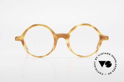 Giorgio Armani 319 Old 1980's Eyeglasses Round, round frame design with interesting 'tortoise' pattern, Made for Men and Women