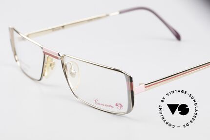 Casanova NM3 Gold Plated Reading Glasses, limited-lot 1980's production (rare, costly, precious), Made for Women