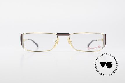 Casanova NM3 Square Reading Eyeglasses 80s, gold-plated frame (a matter of course, at that time), Made for Men and Women