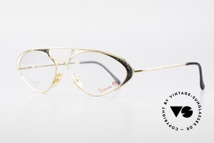 Casanova LC8 80's Vintage Ladies Eyeglasses, 24 carat gold-plated frame with noble finish / coloring, Made for Women Casanova LC8 80's Vintage Ladies Eyeglasses, 24 carat gold-plated frame with noble finish / coloring, Made for Women