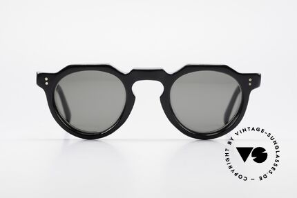 Lesca Panto 8mm 60's France Panto Sunglasses, very massive frame (8mm thick profil); built to last!, Made for Men