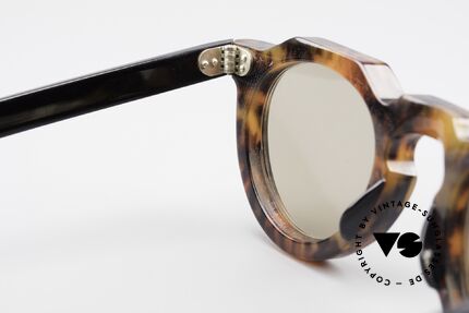 Lesca Panto 8mm 60's Frame Panto Sunglasses, Size: medium, Made for Men