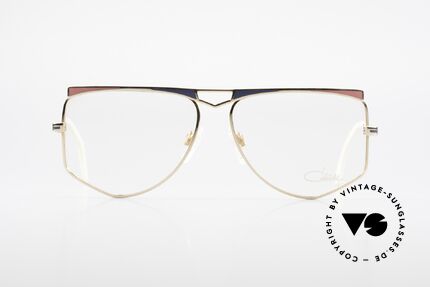 Cazal 227 True Old Vintage Eyeglasses, perfect matching frame coloring; typically 80's fashion, Made for Women