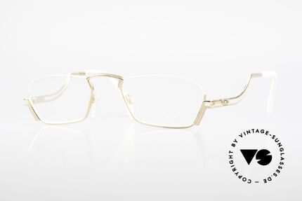 Cazal 232 Rare Old Reading Eyeglasses, exciting half-frame design by Cari Zalloni (Mr. CAZAL), Made for Men and Women