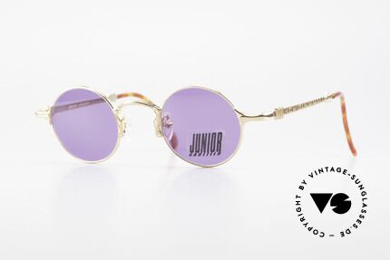 Jean Paul Gaultier 57-4175 Round Vintage Glasses 22KGP, precious Jean Paul GAULTIER sunglasses from app. 1994, Made for Men and Women