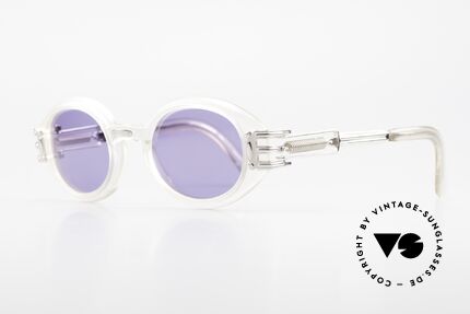 Jean Paul Gaultier 56-5203 Steampunk Designer Shades, monolithic (built to last) & with 100% UV protection, Made for Men and Women
