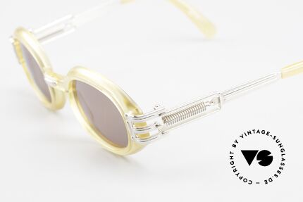 Jean Paul Gaultier 56-5203 90's Steampunk Shades Oval, new old stock (like all our vintage JP Gaultier shades), Made for Men and Women