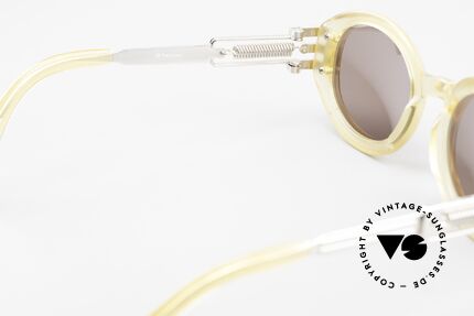 Jean Paul Gaultier 56-5203 90's Steampunk Shades Oval, Size: large, Made for Men and Women