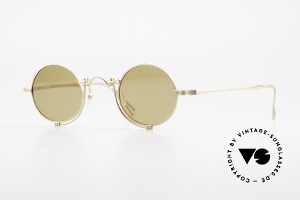 Matsuda 10601 Vintage Designer Frame Round, round vintage sunglasses by Matsuda from the early 90s, Made for Men and Women