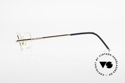 Chopard C002 Octagonal Luxury Eyeglasses, frame is 23kt GOLD-plated (in SMALL size 44-24!), Made for Men and Women