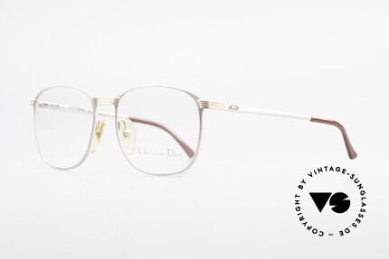 Christian Dior 2721 1980's Titanium Frame Men, bicolor (titanium/gold) frame & flexible spring hinges, Made for Men