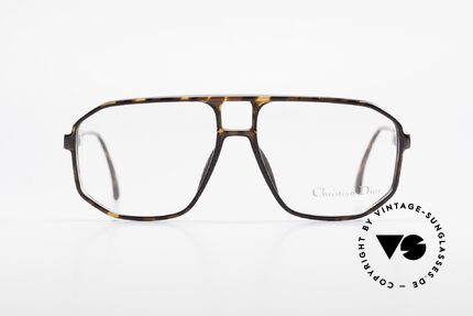 Christian Dior 2485 Vintage Men's Glasses 90's, masculine cool design with striking double bridge, Made for Men