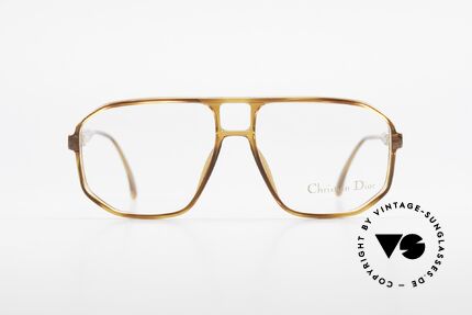 Christian Dior 2485 90's Vintage Men's Glasses, masculine cool design with striking double bridge, Made for Men
