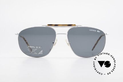 Lacoste 149 Titanium Sports Sunglasses, hybrid between sport and chic; with orig. case, Made for Men