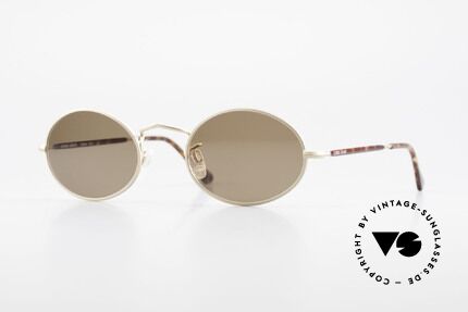 Giorgio Armani 128 Oval Sunglasses 90's Vintage, oval GIORGIO Armani VINTAGE designer sunglasses, Made for Men and Women