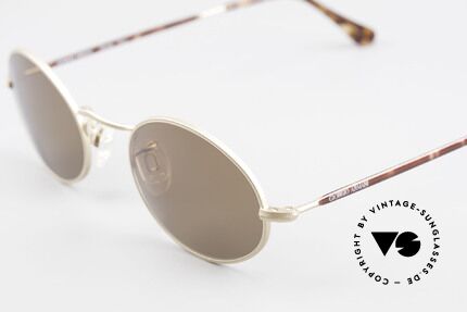 Giorgio Armani 128 Oval Sunglasses 90's Vintage, never worn, NOS, one of a kind  in premium quality, Made for Men and Women