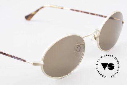 Giorgio Armani 128 Oval Sunglasses 90's Vintage, NO RETRO sunglasses, but true old 1990's commodity, Made for Men and Women
