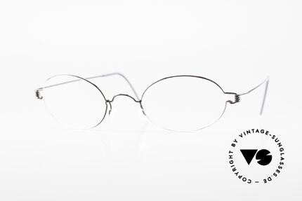 Lindberg Daniel Air Titan Rim Oval Titanium Frame Unisex, LINDBERG Air Titanium Rim eyeglasses in size 47-22, Made for Men and Women