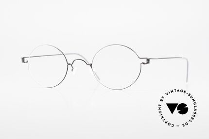 Lindberg Corona Air Titan Rim Round Titanium Frame Unisex, LINDBERG Air Titanium Rim eyeglasses in size 44-25, Made for Men and Women
