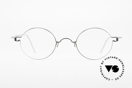 Lindberg Corona Air Titan Rim Round Titanium Frame Unisex, distinctive quality and design (award-winning frame), Made for Men and Women