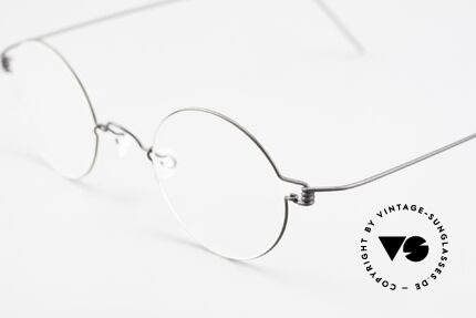 Lindberg Corona Air Titan Rim Round Titanium Frame Unisex, extremely strong, resilient and flexible (and 3g only!), Made for Men and Women