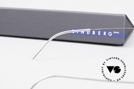 Lindberg Corona Air Titan Rim Round Titanium Frame Unisex, Size: medium, Made for Men and Women