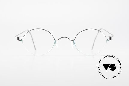 Lindberg Corona Air Titan Rim Small Round Titanium Frame, distinctive quality and design (award-winning frame), Made for Men and Women