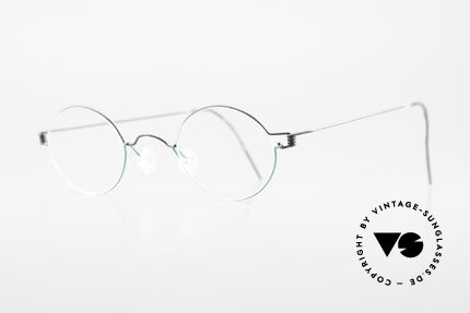 Lindberg Corona Air Titan Rim Small Round Titanium Frame, simply timeless, stylish & innovative: grade 'vintage', Made for Men and Women