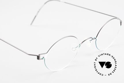 Lindberg Corona Air Titan Rim Small Round Titanium Frame, unworn, NOS, with original magnetic case by Lindberg, Made for Men and Women