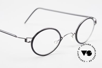 Lindberg Corona Air Titan Rim Small Frame Acetate Inner Rim, unworn, NOS, with original magnetic case by Lindberg, Made for Men and Women