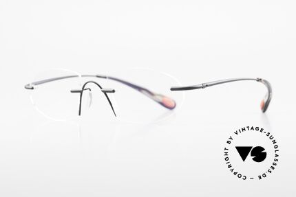 Bugatti 357 Odotype Rimless Designer Frame Men, ergonomic metal frame with spring hinges, Made for Men