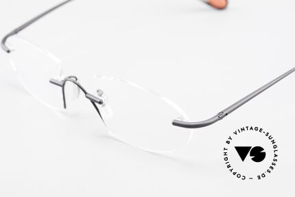 Bugatti 357 Odotype Rimless Designer Frame Men, RIMLESS eyeglasses with special lens shape, Made for Men
