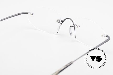 Bugatti 357 Odotype Rimless Designer Frame Men, progressive lenses, lens size can be changed, Made for Men